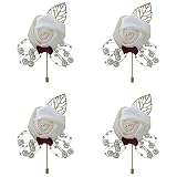 El color de las rosas es puro e impecable. Las rosas blancas representan puro amor y respeto, bellas y elegantes, lo que hace que su boda sea más inolvidable.