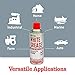 Gasoila Premium White Lithium Grease, Long-Lasting - 11 oz Aerosol - Non-Staining, High Solid Formula for Rust Protection & Squeaky Parts - Ideal for Automotive, Marine, Industrial, & Home Use