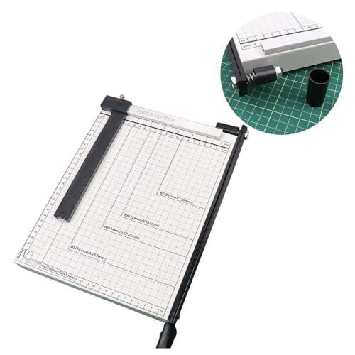 Guilhotina Base Em Aço 30 Cm Papel A4 Até 10 Folhas C/Trava