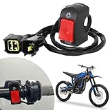 Alpha Rider Headlight Kill Switch for Talaria Sting R MX4 Plug and Play Help Save Battery LED Headlight On/Off Switch with Button