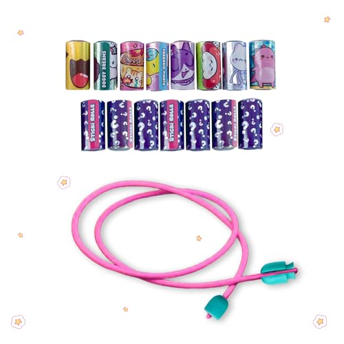 STICKI ROLLS Collector’s Pack | 150 Mini Stickers | 15 Rolls | Assorted Colors and Styles | Over 1000 Sticker Designs to Discover and Collect!