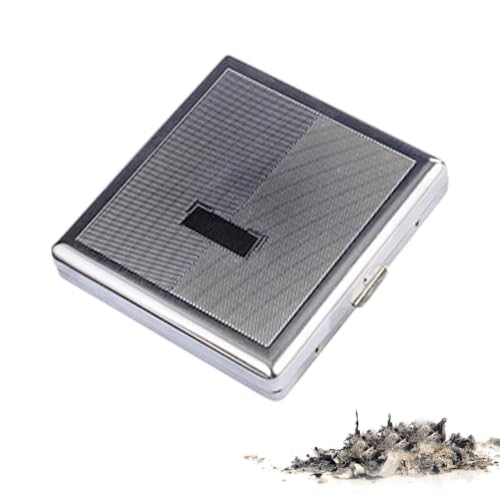 Cigarrillo metal soporte evita cajetillas aplastadas con este estuche de transporte de 20