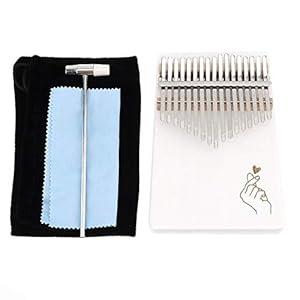CHENTAOMAYAN 17 Key Kalimba Single Board Mahonie/Pine Waterval Sound Hole Mbira Mini Toetsenbord Instrumenten (Kleur…