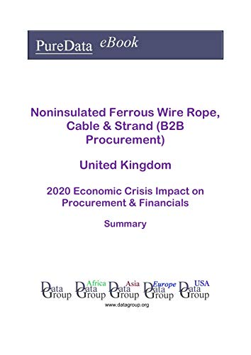 Noninsulated Ferrous Wire Rope, Cable & Strand (B2B Procurement) United Kingdom Summary: 2020 Economic Crisis Impact on Revenues & Financials (English Edition)
