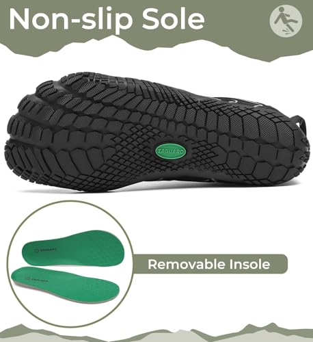 Miniatura 4 de Zapatillas De Minimalista De Barefoot Trail Running Hombre Mujer,59 Rojo,41