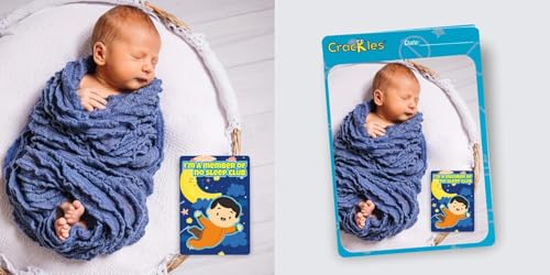 Image of Crackles Funny Theme Baby Milestone Cards Recording 0-12 months Along With Funny Event Cards -Pack of 35 Cards