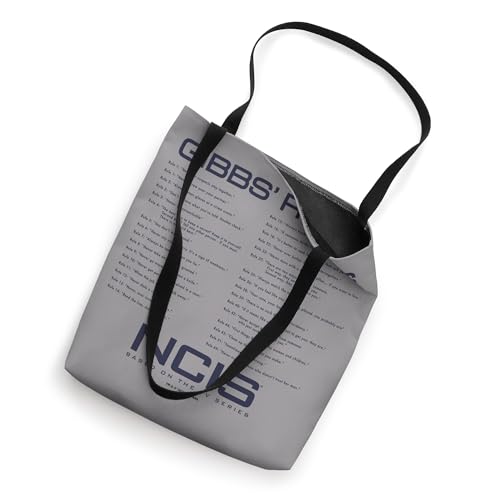 Bolso tipo tote con reglas de Gibbs de NCIS miniatura 2