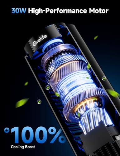 image for Grelife 13'' Tower Fan for Bedroom, 26dB Quiet Floor Fan with Remote, 