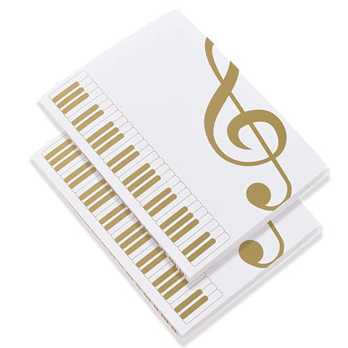 NINEWORD Carpeta de archivos de música para documentos de tamaño ...