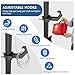 Foldable IV Pole Stand, Portable Telescoping Floor Stand with 4 Hooks, Height Adjustable, Travel Infusion Pole for Home Care, Hospitals, Nursing Homes and When Traveling