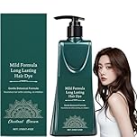 Mild Formula Long Lasting Hair Dye Set,Plant Based Hair Dye,Natural Hairs Dye No Chemicals,Chestnut Brown Hair Dyes Permanent,Hairs Dyes Shampoo Light Brown,Black Hairdye,Nourishing (Chestnut Brown)