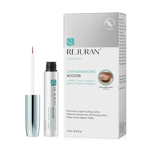 REJURAN Advanced Lash Enhancing Booster (3ml) - Eyelash Growth Serum for Fuller, Stronger, Healthier Lashes with Biotin and c-PDRN®.
