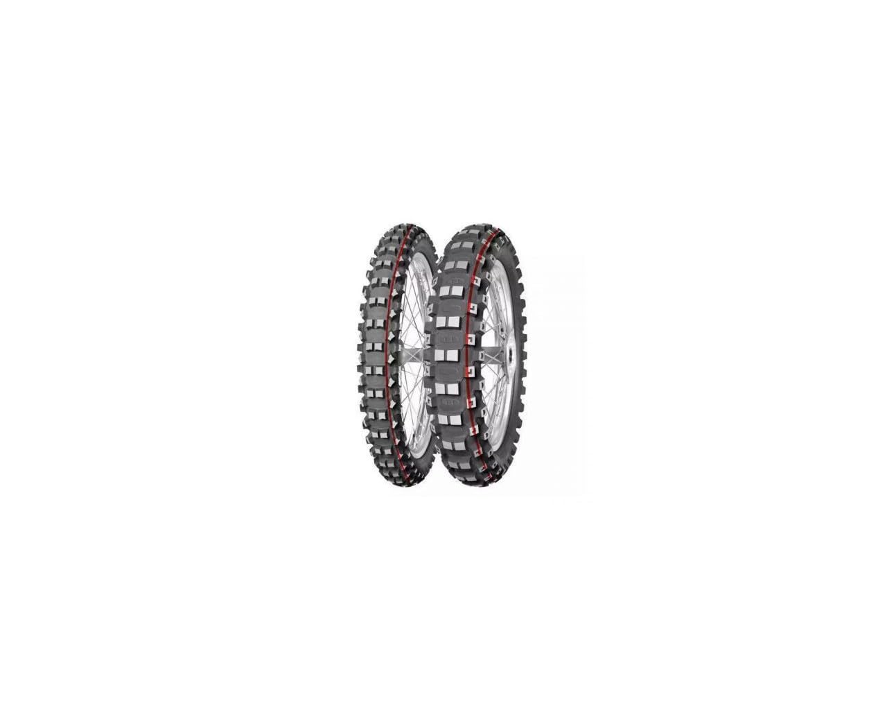 Mitas Pneu Terra Force-MX MH - Medium to Hard - 60/100-14 M/C 29M TT Red & Green