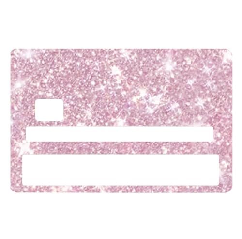 Exotix Card Skin Reflective Ultra Bling Debit Credit Card Information Front (Pink Hot)