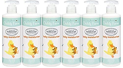6x Childs Farm Baby Feuchtigkeits, 250 ml, Sheabutter und Kakaobut Cover