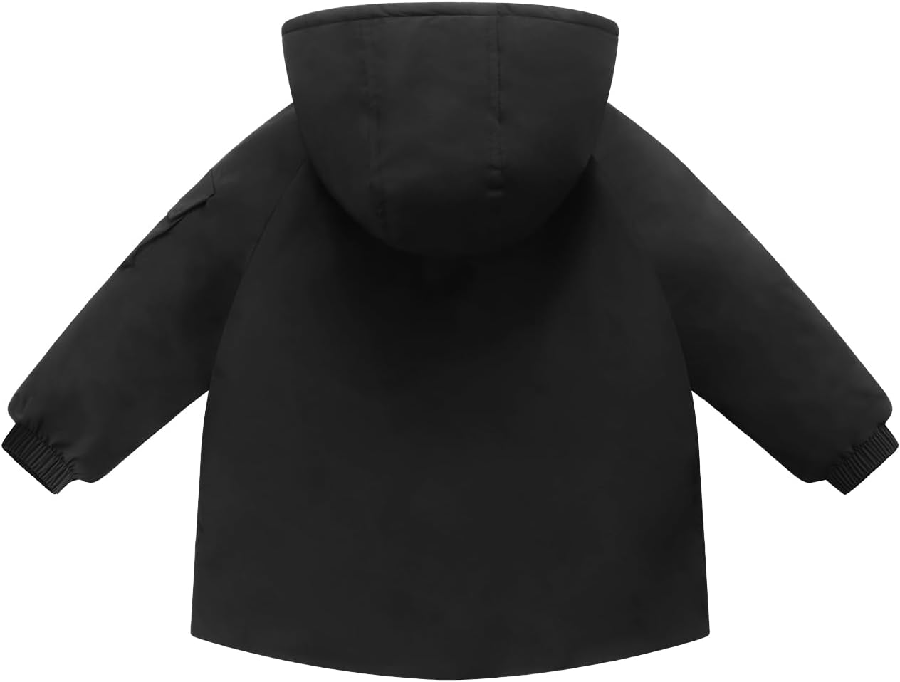 Boy Fleece Jacket with Hood Winter Puffer Coat Kids Soft Water Resistant Clothes