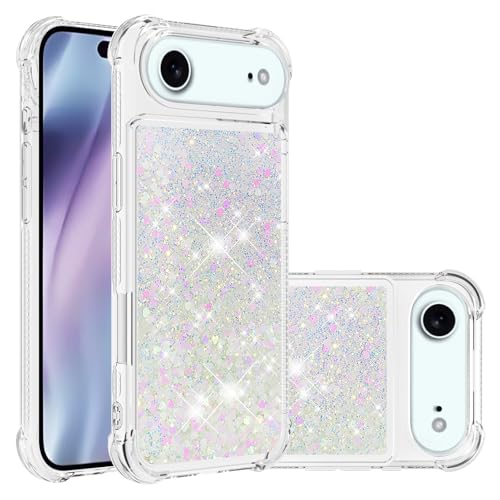 Coque iPhone 2025 Air paillettes LEMAXELERS antichoc en TPU souple