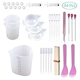 ESCALAS DE DOBLE CARA: estas tazas de medición están diseñadas con escalas de doble cara para un uso más fácil y preciso.