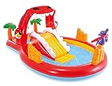 Se recomienda a partir de 3 años, peso máx 54 kg y la capacidad total de agua es de 234 litros ,piscina pequeña 65 l, piscina grande 169 l