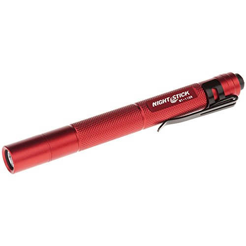 Nightstick Mt-100R Mini-Tac Metal Led Flashlight - 2 Aaa, 5.4 In (137Mm), Red #TOP2