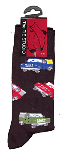 Jeeps 4x4 Four Wheel Drive Cotton Rich Adult Socks (US: 7-12)