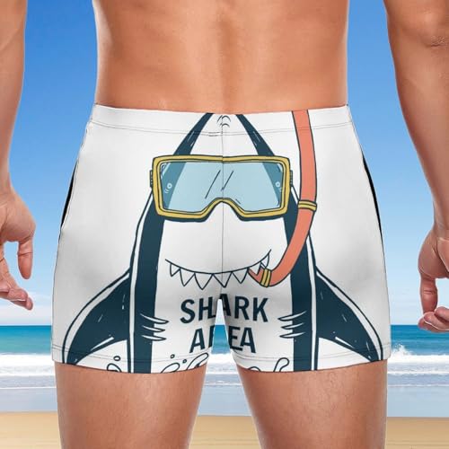 Swimming trunks boxer homme plongée requins maillot de bain - 3
