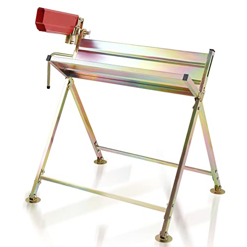 Sonnewelt Caballete de sierra plegable de madera con componentes galvanizados, para leña y motosierras, capacidad de carga hasta 150 kg, Dorado