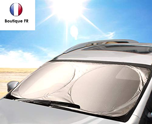 Movttek - Parasol solar para coche de Francia, protección del 98% 150 x 70 cm (M) Cover