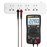 Verdadero RMS AN8002 Multímetro Digital 6000 Cuentas Multimetro Multitester Digital Professional Transistor and Capacitor Tester medidor de LCR esr, Tests Diodes Multímetro Tester