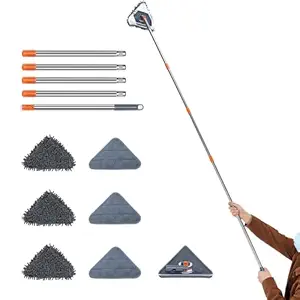 85 Inches Wall Cleaner with Long Handle,Microfiber Wall Mop with Extension Pole 39