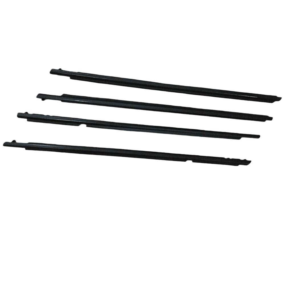 Mzxygkli Black Color Car Window Weather Strip For Corolla 2007-2014 Car Window Moulding Trim Weatherstrip Seal Belt 95.5Cm/96.5Cm(Black Color)
