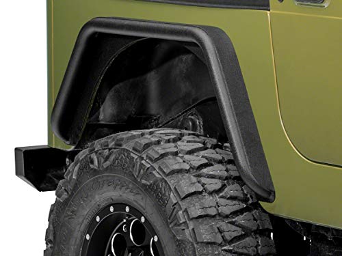 Barricade Fender Flares; Rear Compatible with 97-06 Jeep Wrangler TJ