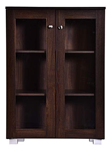 Image of DeckUp Awana Engineered Wood Book Shelf and Display Unit ( Set of 1 ,Walnut, Matte Finish)