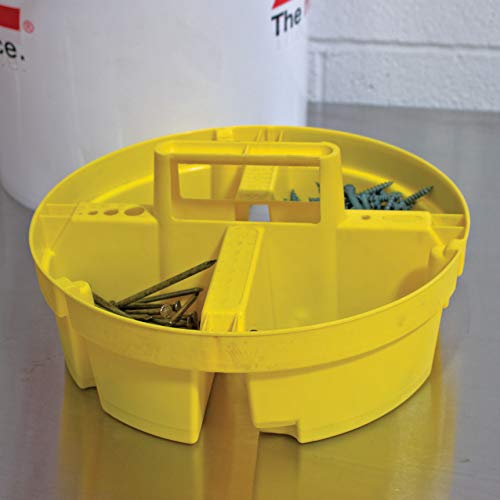 Bucket Boss - Bucket Stacker Small Parts Organizer, Bucket Organization (15051) , Yellow #TOP5