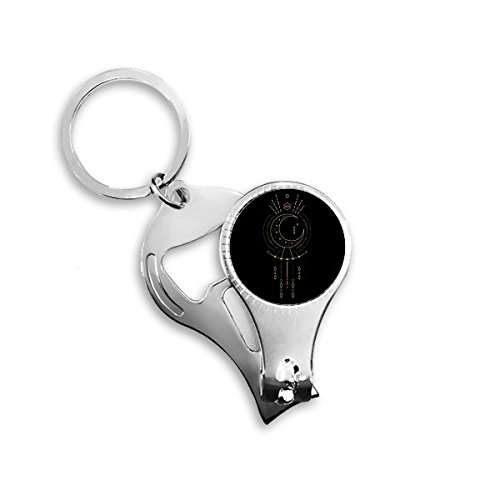 Porte-clés décapsuleur alien totem lune une idée cadeau originale