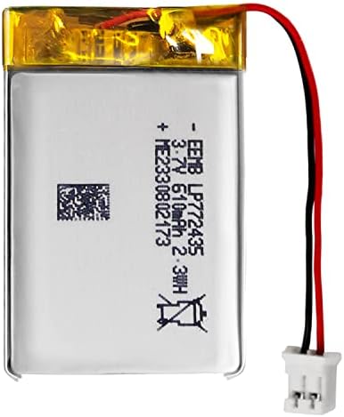 EEMB 3.7V 720mAh 383454 Bateria Lipo ładowalny litowy polimerowy ze złączem JST - Upewnij się, że polaryzacja urządzenia pasuje do akumulatora przed zakupem!!!