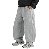 Baggy Jogginghose Jungs 120-170 Fit, Baggy Jogger, Sporthose Jungen Lang, Cargohose Jungen, Sweatpants, Trainingshose Kinder – hohe Taille, elastische Taille, Bequeme, Casual Hose.
