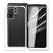 Produktbild HHUAN Hülle für Infinix Zero 5G (6.78") mit 2 Stück Gehärtetes Glas, Transparent Silikon Schutzhülle Cover TPU Bumper Handyhülle + Gehärtetes Glas Film für Infinix Zero 5G - Clear