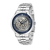 Esfera: azul Maserati Reloj Analógico para de los Hombres de Automático con Correa en Acero Inoxidable R8823133005