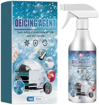 60ml Windshield Defrosting De-icer Spray Freezer Frost Remover In...