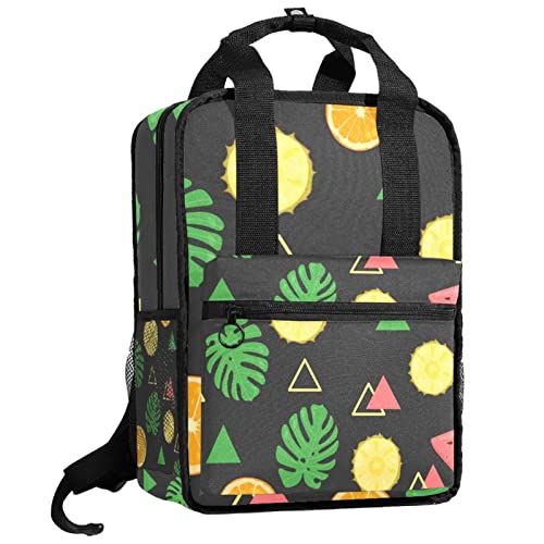 Sac à dos garçons imprimé ananas idéal pour l'école et les sorties