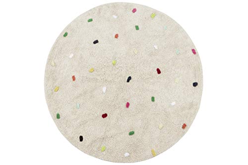 Alfombras Redondas Pequeñas Pelo Corto Marca Happy Decor Kids