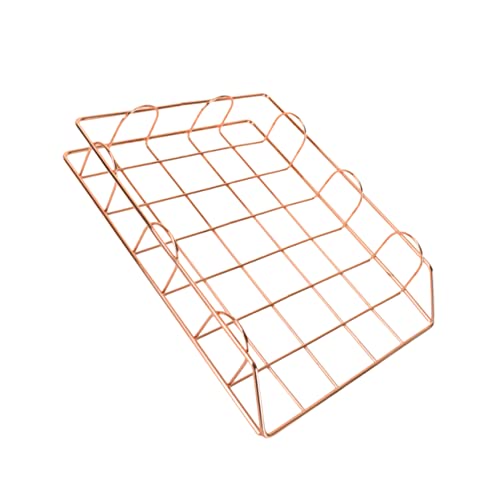 Soporte de metal para archivar documentos y evitar el desorden del escritorio