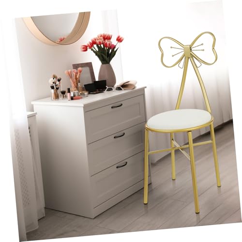 Chaise de maquillage moderne OUNONA pour soulager le dos avec dossier nœud