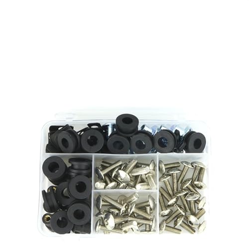 Kit vis carénage Ninja ZX-7R écrous vitesse moto haute résistance argent