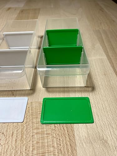 30 Stück Trennplättchen Trennwand passend für Stanley Kleinteilemagazin 1-93-980/981 (Grün)