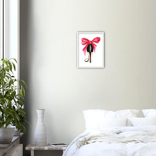 Nœud à talons hauts décoration murale tendance noire affiche 50x70 cm - 3