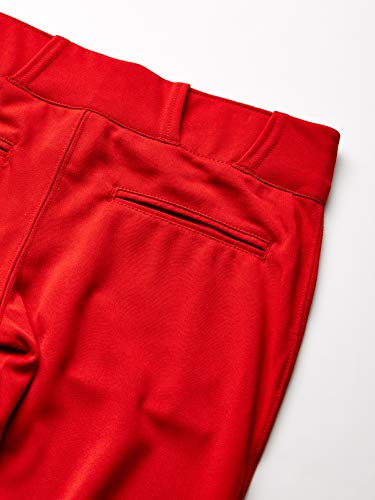 Champro Girls Tournament Traditional Low-Rise Softball Pant, X-Large, Scarlet #TOP7