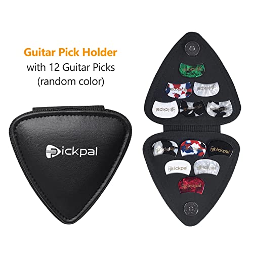 Btuty Boîte à médiators pour guitare électrique acoustique, comprend 12 médiators de guitare en cuir, pochette de… - Les Beatles, Paul McCartney, John Lennon, RIngo Starr, George Harrison Btuty Boîte à médiators pour guitare électrique acoustique, comprend 12 médiators de guitare en cuir, pochette de… – Image 4