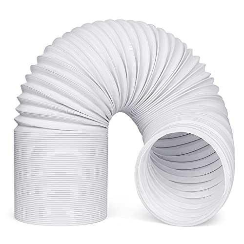 MOAOO Portable Air Conditioner Exhaust Hose, Air Conditioner Hose with 5.9" Diameter, Counter Clockwise Thread & Length up to 59". Great for LG, Haier and Many More Portable Air Conditioners